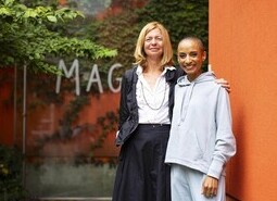 Adele Roberts visit to Maggie’s Cancer Care - National Lottery’s 30th birthday celebrations