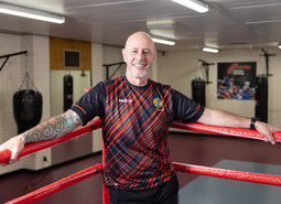 Boxing coach Damian Kennedy