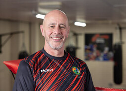Boxing coach Damian Kennedy