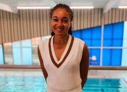 The first black woman to compete for Team GB at the Olympics in swimming and co-founder of the Black Swimming Association, Alice Dearing
