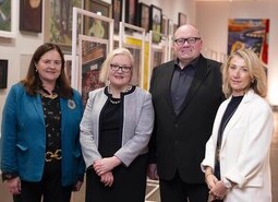 Eilish McGuinness, chief executive of the National Lottery Heritage Fund, Baroness Fiona Twycross, Darren Henley, CEO of Arts Council England and Andria Vidler, CEO of National Lottery operator Allwyn 