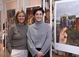 Alison Rashley, executive artistic director of Television Workshop (left) with actress, Vicky McClure 