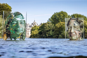 The National Lottery’s 30th birthday celebrations - Luis Gomez de Teran 'Game Changers' installation