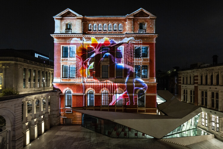  Preview of The National Lottery's 30th Birthday Arts & Film Game Changer Installation at the V&A
