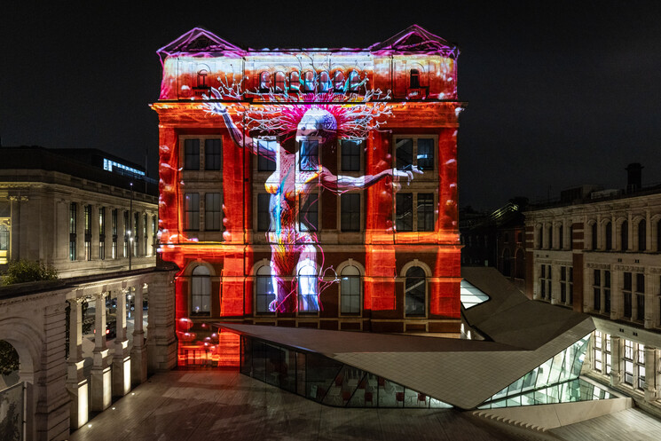  Preview of The National Lottery's 30th Birthday Arts & Film Game Changer Installation at the V&A