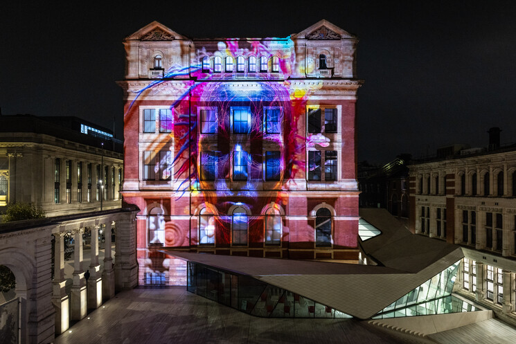 Preview of The National Lottery's 30th Birthday Arts & Film Game Changer Installation at the V&A