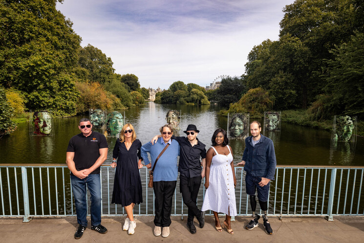 The National Lottery’s 30th birthday celebrations - Luis Gomez de Teran 'Game Changers' installation