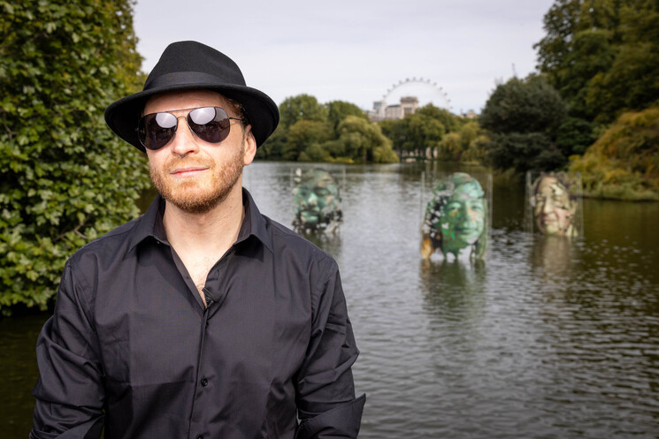 The National Lottery’s 30th birthday celebrations - Luis Gomez de Teran 'Game Changers' installation