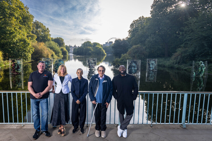 The National Lottery’s 30th birthday celebrations - Luis Gomez de Teran 'Game Changers' installation