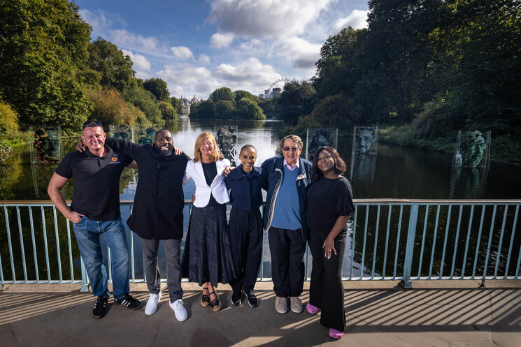 The National Lottery’s 30th birthday celebrations - Luis Gomez de Teran 'Game Changers' installation