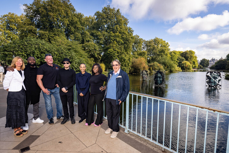 The National Lottery’s 30th birthday celebrations - Luis Gomez de Teran 'Game Changers' installation