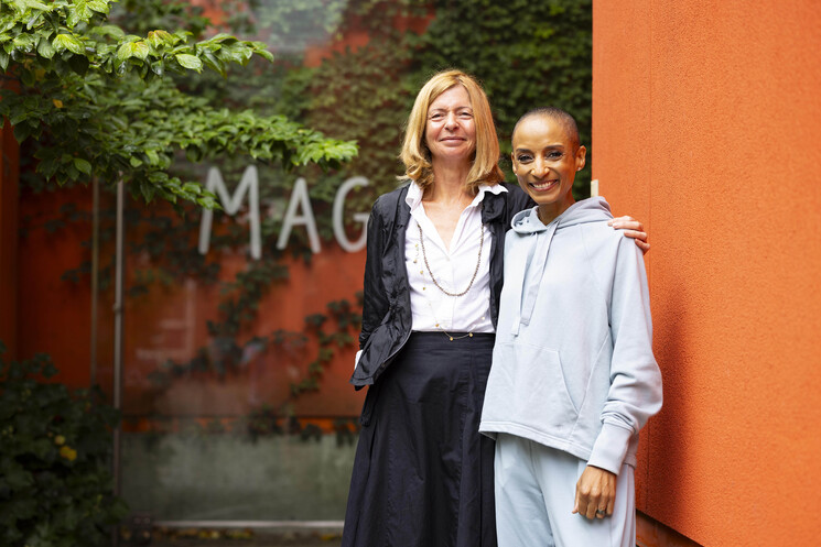 Adele Roberts visit to Maggie’s Cancer Care - National Lottery’s 30th birthday celebrations