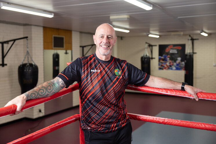Boxing coach Damian Kennedy