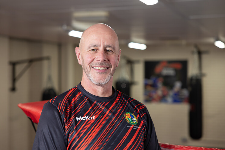 Boxing coach Damian Kennedy