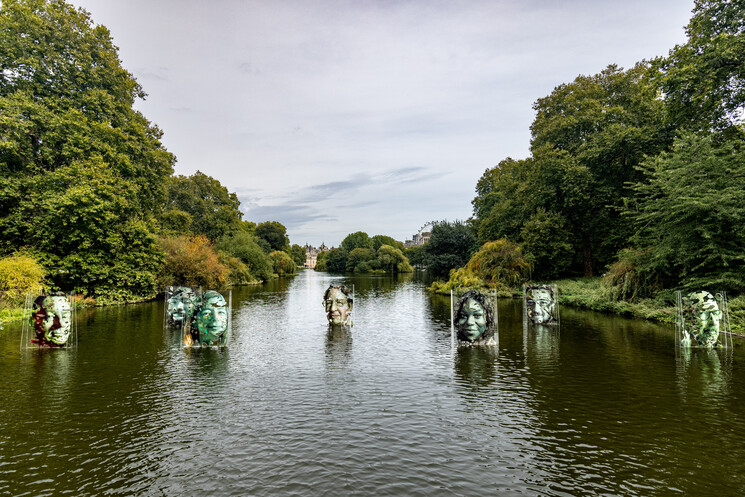 The National Lottery’s 30th birthday celebrations - Luis Gomez de Teran 'Game Changers' installation